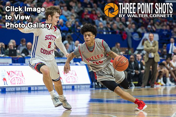  2019 Whitaker Bank/KHSAA Boys' Sweet 16®, Scott County vs Butler, March 8, 2019, Lexington, Kentucky, USA. Photo by Walter Cornett / Three Point Shots / KHSAA