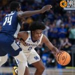 2022 NCAA Tournament, 1st Round, Kentucky vs St. Peters, March 17, 2022, Indianapolis, Indiana, USA. Photo by Walter Cornett / Three Point ShotsWatermarked images are free to use but please do not alter image or remove the watermark.