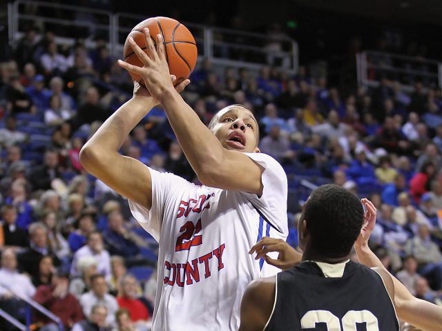 Trent Gilbert scored 30 points to lead Scott County to a 77-66 win over Fleming County on Wednesday in the first round of the Whitaker Bank/KHSAA Sweet 16®. All photos by Walter Cornett.