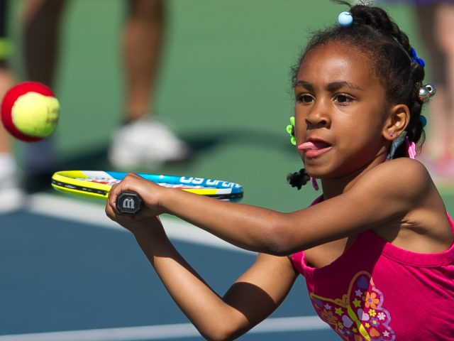 The Elizabethtown Tennis Commission hosted the 2014 USTA Summer Block Party to kick off the Summer Tennis Programs today at Freeman Lake Tennis Complex. There were tennis demonstrations, participation drills and prizes given away followed by a free pizza party. All photos by Walter Cornett.