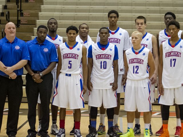 Kentucky's Junior Girl All-Stars fell to Indiana 84-61 June 7, 2014 at Paul Lawrence Dunbar High School in Lexington, Kentucky while the shorthanded Kentucky Junior Boys' Basketball All-Stars fell to Indiana 113-101. All photos by Walter Cornett.