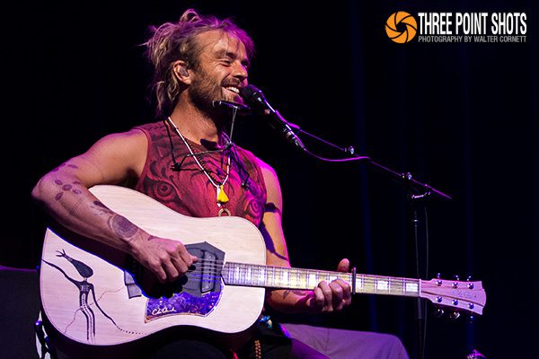 Xavier Rudd, an Australian singer, songwriter and multi-instrumentalist, performed in concert at the Mercury Ballroom in Louisville, Kentucky on July 1, 2014 along with guest Ash Grunwald, Australian blues artist and renowned one-man-show extraordinaire. All photos by Walter Cornett.