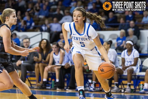 Kentucky vs Lincoln Memorial in Exhibition, November 3, 2018, Lexington, Kentucky, USA. Photo by Walter Cornett of Three Point Shots.