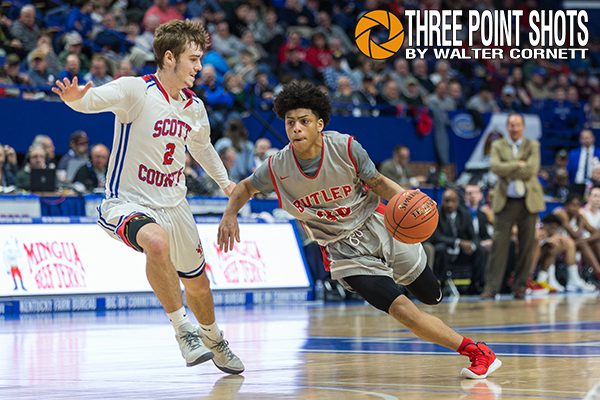 2019 Whitaker Bank/KHSAA Boys' Sweet 16®, Scott County vs Butler, March 8, 2019, Lexington, Kentucky, USA. Photo by Walter Cornett / Three Point Shots / KHSAA.