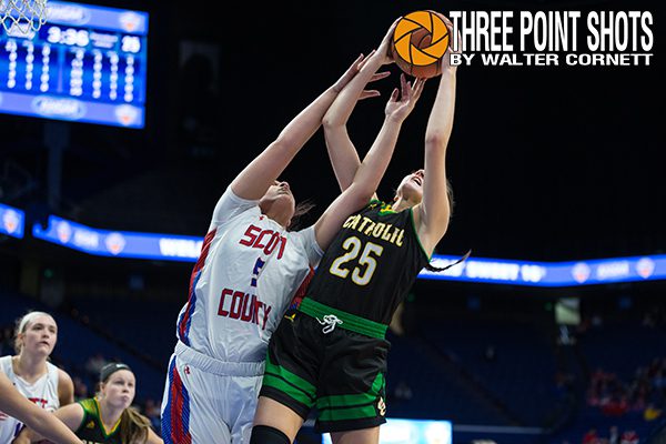 2019 KHSAA Girls' Sweet 16®, Owensboro Catholic vs Scott County, March 15, 2019, Lexington, Kentucky, USA. Photo by Walter Cornett / Three Point Shots / KHSAA.